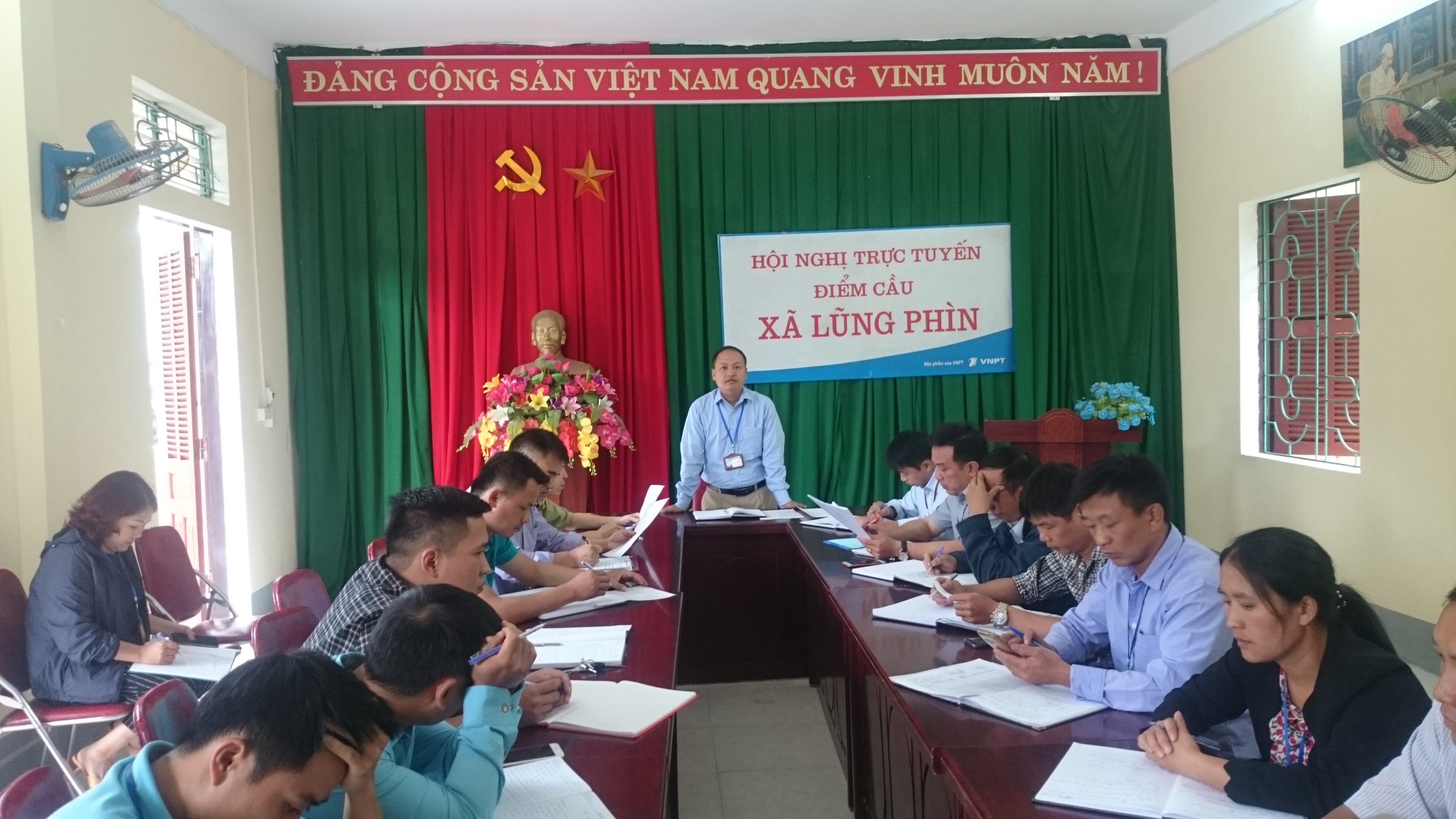 Ban chỉ đạo công tác giáo dục xã Lũng Phìn họp phiên họp tháng 9